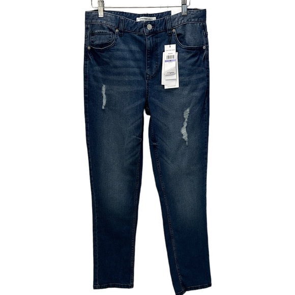 Calvin Klein Jeans Big Boys Slim Straight Distressed 403 Hollis Jeans - size 18 - Picture 1 of 15